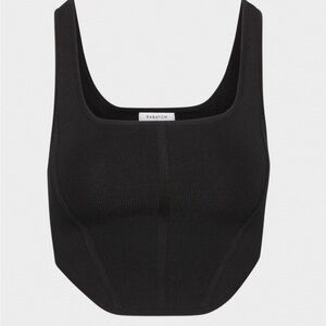 Babaton Sculpt knit Bustier Tank Small